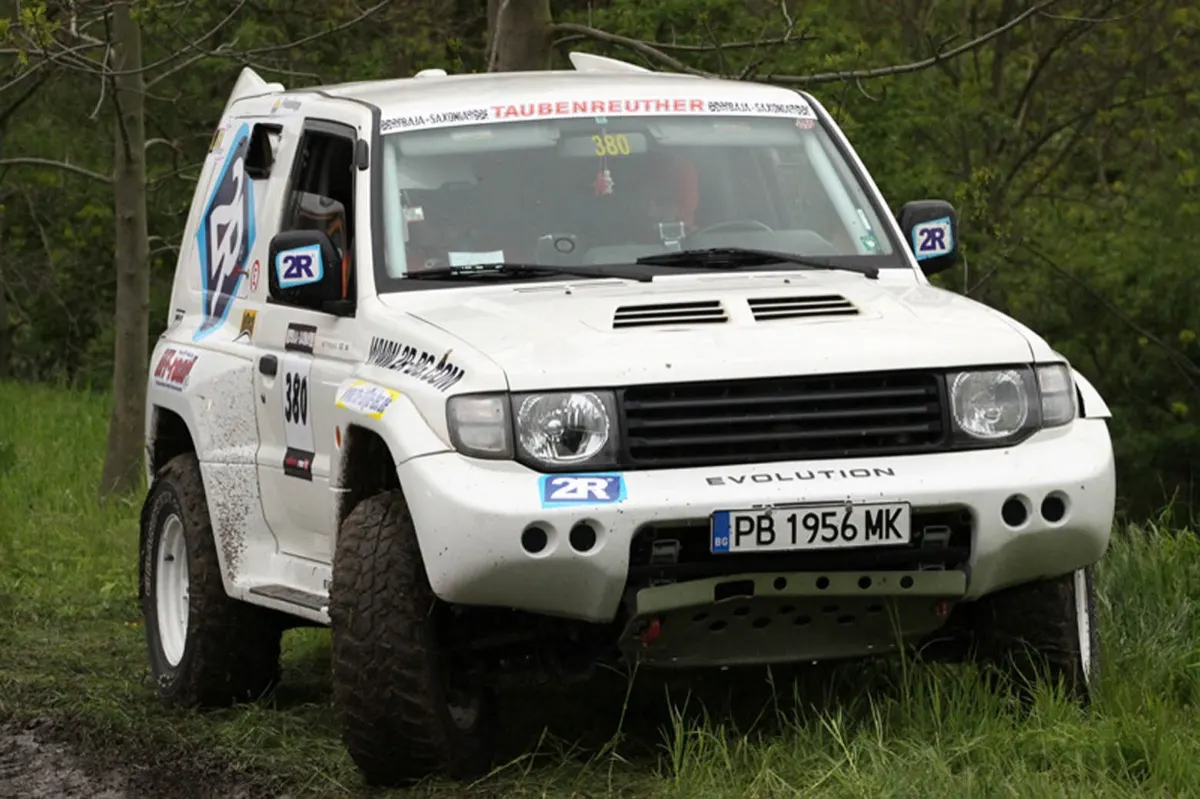 Баха Саксония, Германия — първо състезание с Mitsubishi Pajero Evolution 2 2010